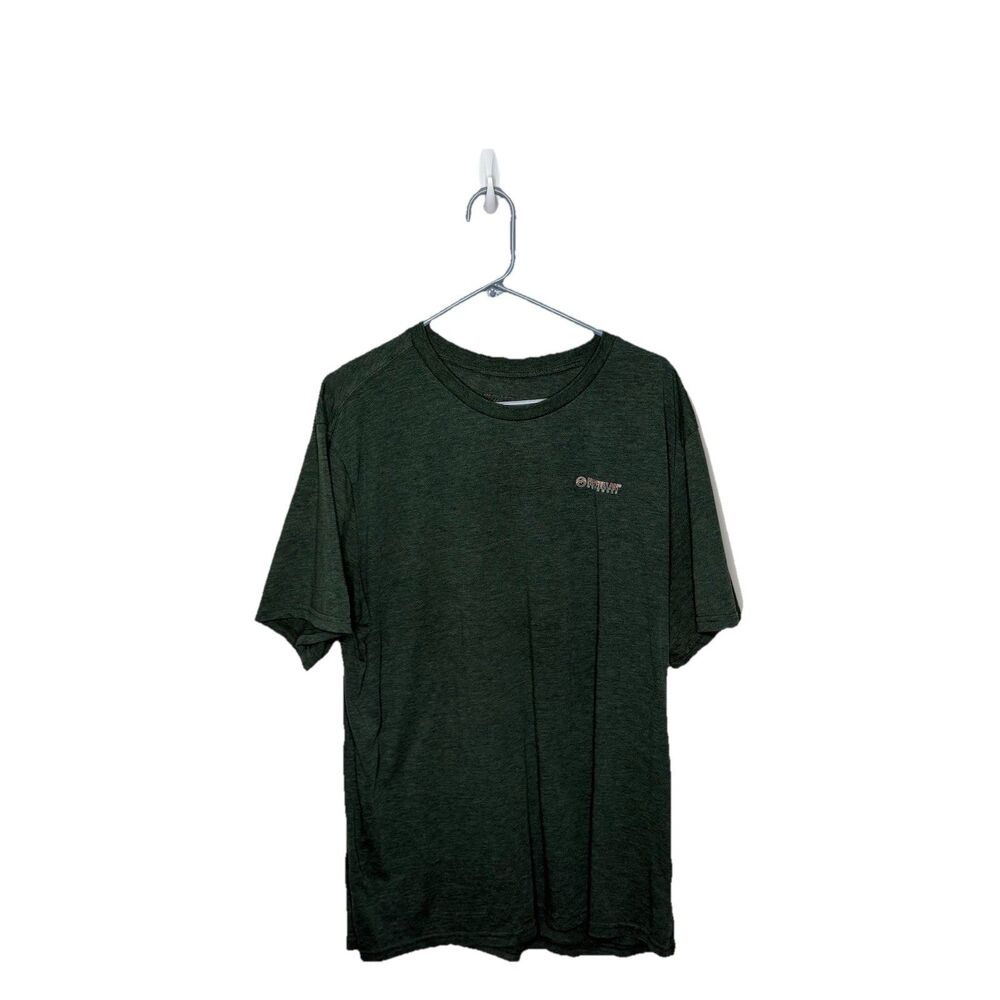 Magellan Green Bass Fish Graphic Polyester Blend Adult Tee T shirt Size XXL